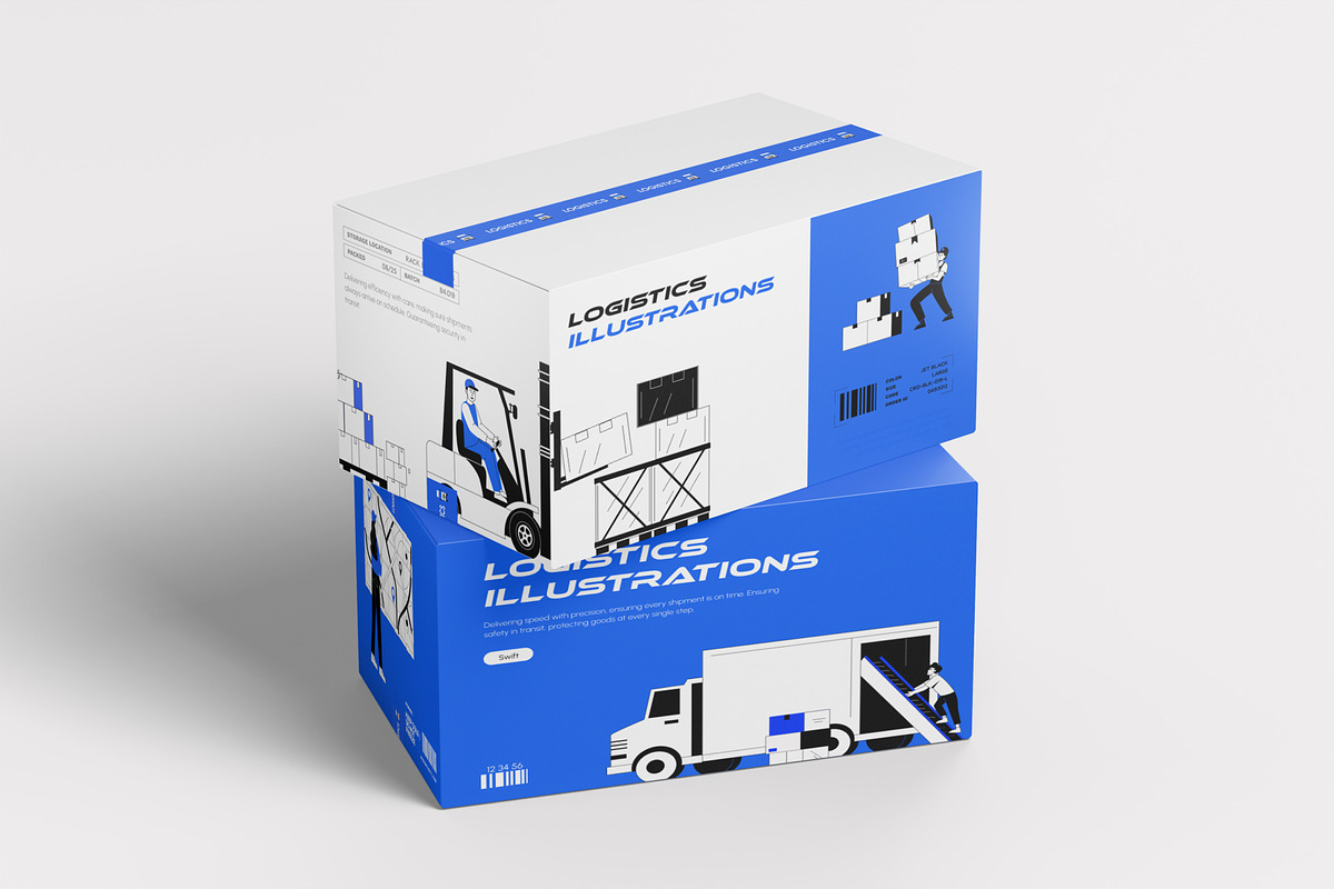 Logistic Shipping Illustration Art, a Solid Icon by Vectors Market (Photo 3 of 9)