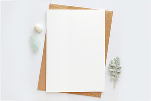 A6 Greeting Card Mock Up