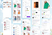 eCommerce Mobile App UI Kit, an UI Kit Template by DesignsLab (Thumbnail 3 of 8)