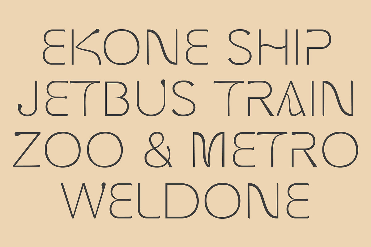 Qonseat a Geometric Display Sans, a Sans Serif Font by Lettertype Studio (Photo 8 of 9)