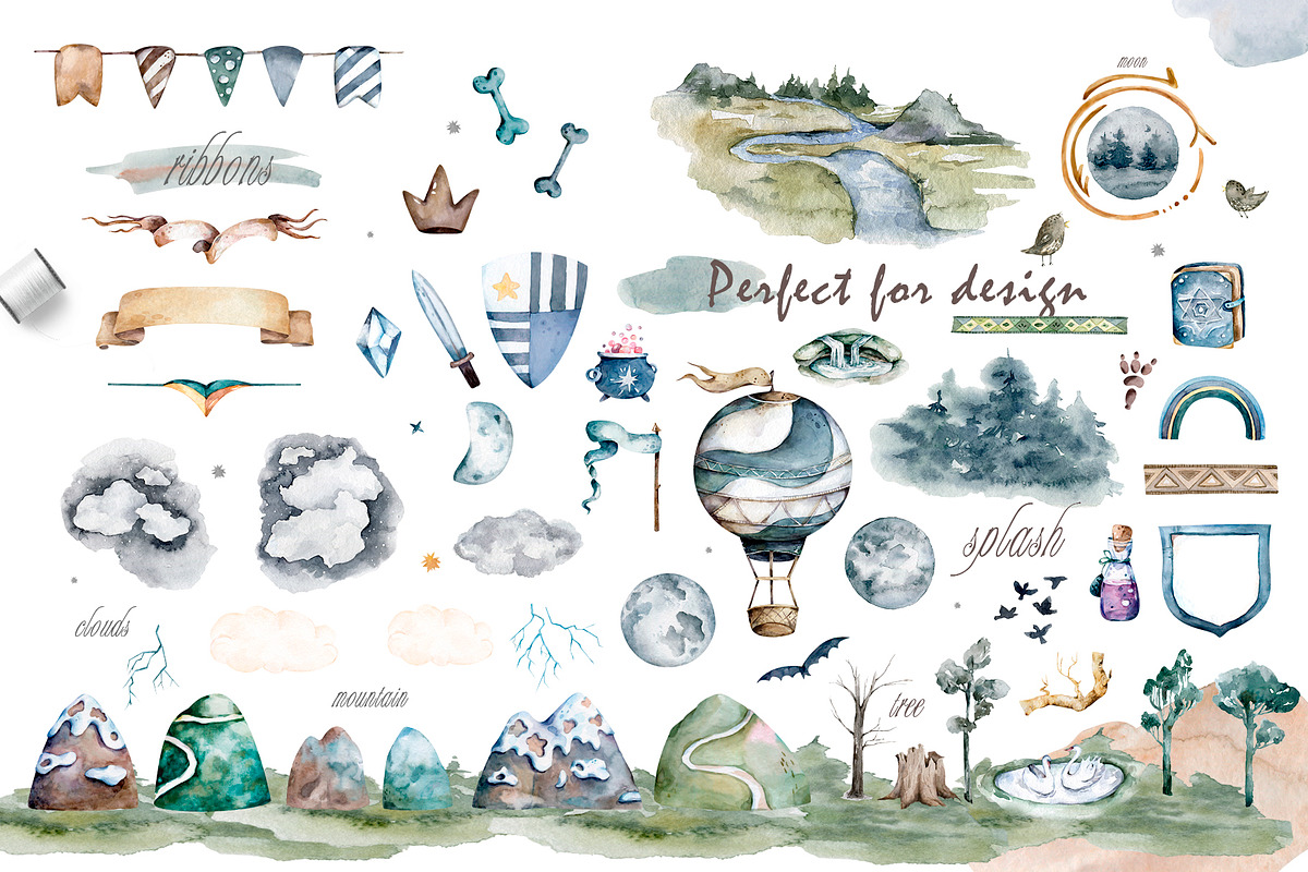 Mythical Dragon Watercolor Adventure, an Animal Illustration by Ann Art Houze (Photo 6 of 14)