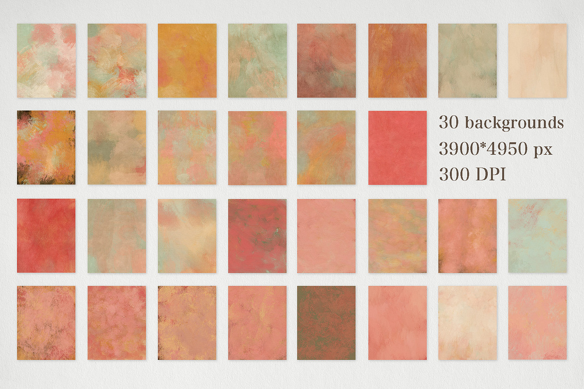 30 Abstract Gouache Backgrounds, a Texture Graphic by lerinartstudio (Photo 8 of 13)