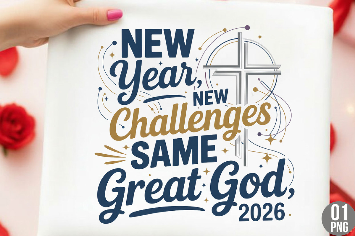 2026 New Year Grace Simply Blessed, an Illustration by Designking (Photo 1 of 6)