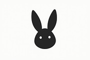 Cute Bunny Head Silhouette Set, an Illustration by BIPLOB EXPERT (Thumbnail 7 of 7)