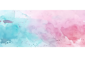 Watercolor background with pink and, an Abstract Photo by piter.goskov