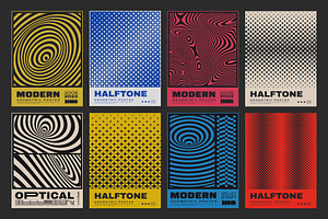 80 MODERN GEOMETRIC VECTOR POSTERS