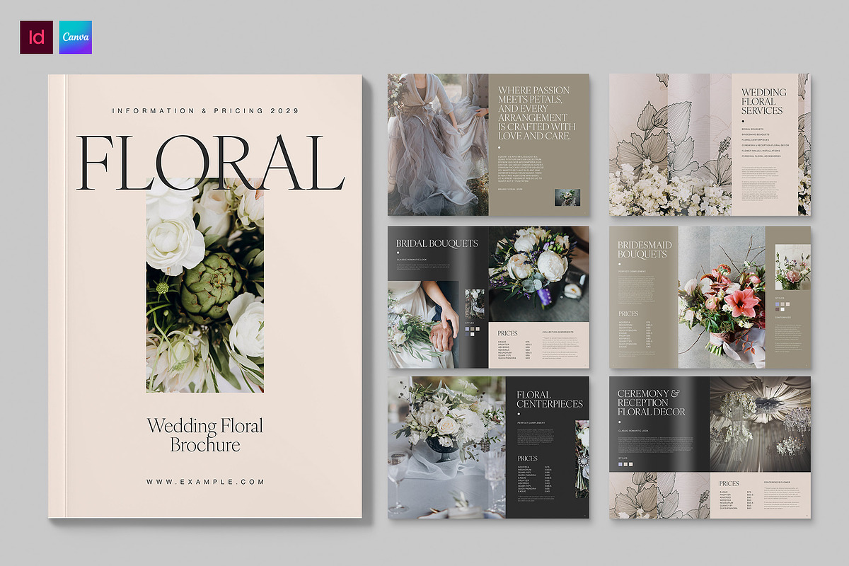 Wedding Florist Brochure, a Brochure Template by BrandPacks (Photo 1 of 5)