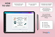 Cat Dog Pet Adoption Certificate, a Templates & Theme by Snapybiz (Thumbnail 9 of 9)