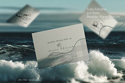 Ocean Card Mockups – Paperlight 02., a Household Mockup by NikiArts (Thumbnail 4 of 11)