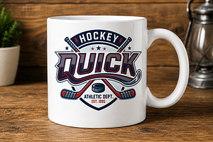 Vintage Quick Hockey Logo