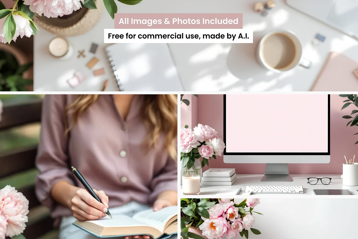 Blush Pink Systeme.io Funnel Template preview 8