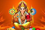 Ganesha PSD Design – God of Wisdom, a Graphic by &LAMS (Thumbnail 2 of 4)