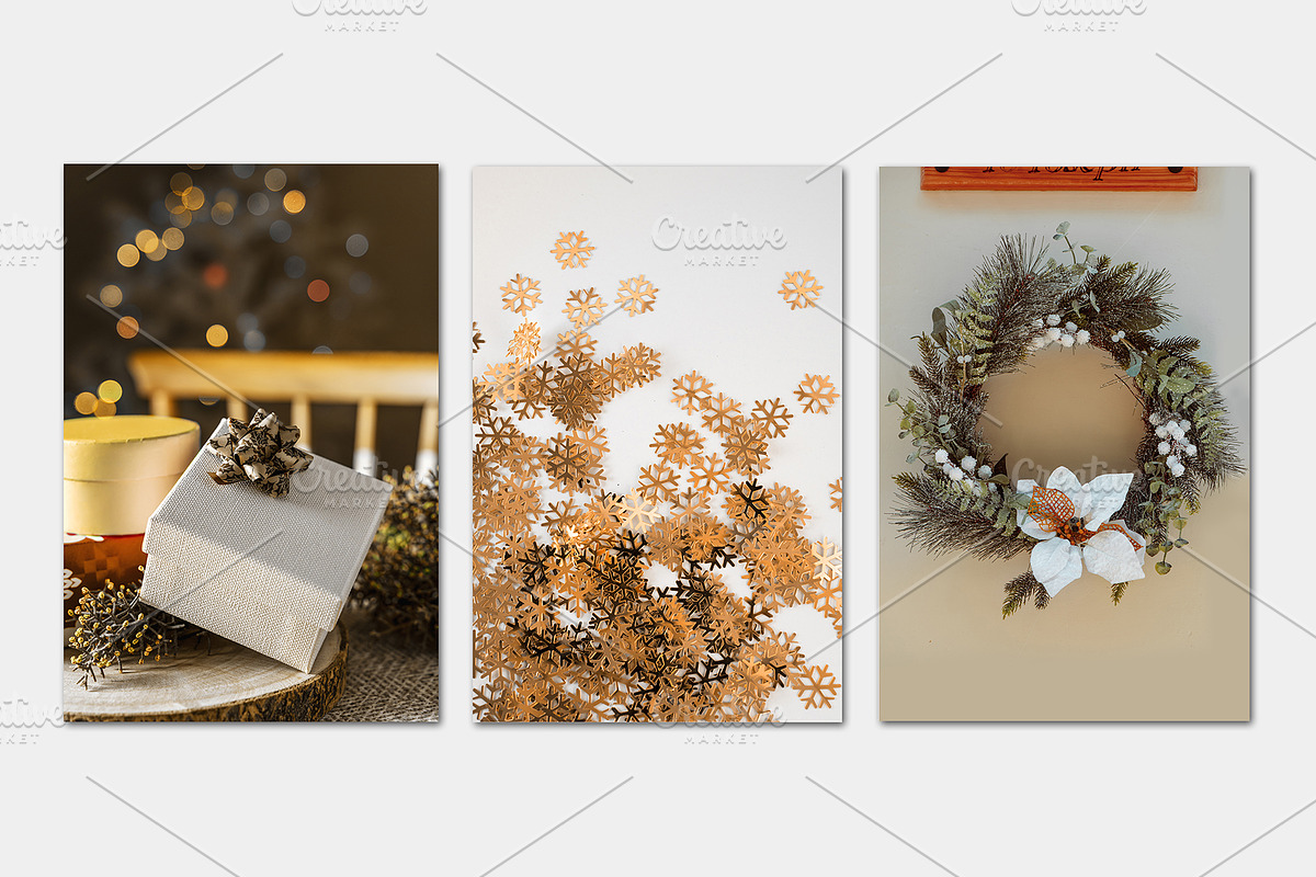 Christmas photo bundle - Beige tones, a Marketing Template by JAY MID IMAGE (Photo 10 of 15)