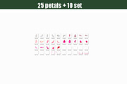 Falling Petals Photo Overlays, png, a Brushes & More by OverlayBox (Thumbnail 3 of 4)