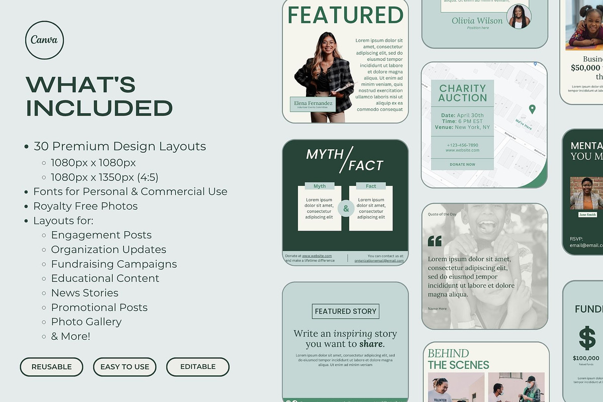 Umlazi | Social Media Template, a Social Media Template by Artfullyours (Photo 3 of 11)