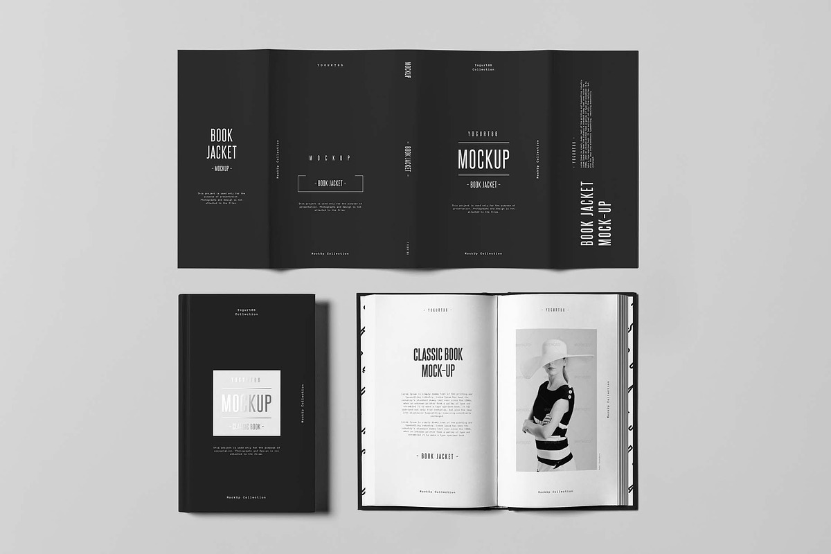 Book / Book Jacket Mock-up, a Books & Magazine Mockup by Yogurt86 (Photo 10 of 11)