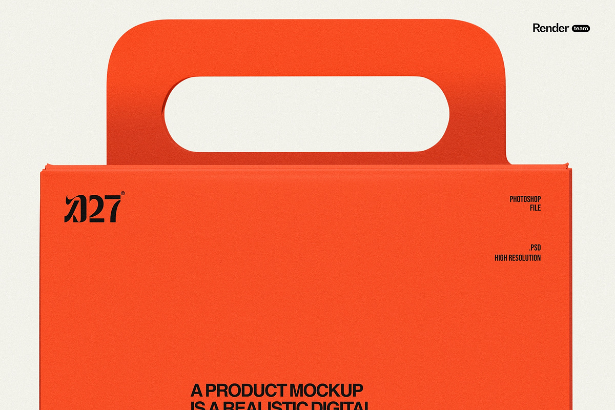 Paper Box Mockup Set, a Packaging Mockup by Renderteam (Photo 4 of 11)