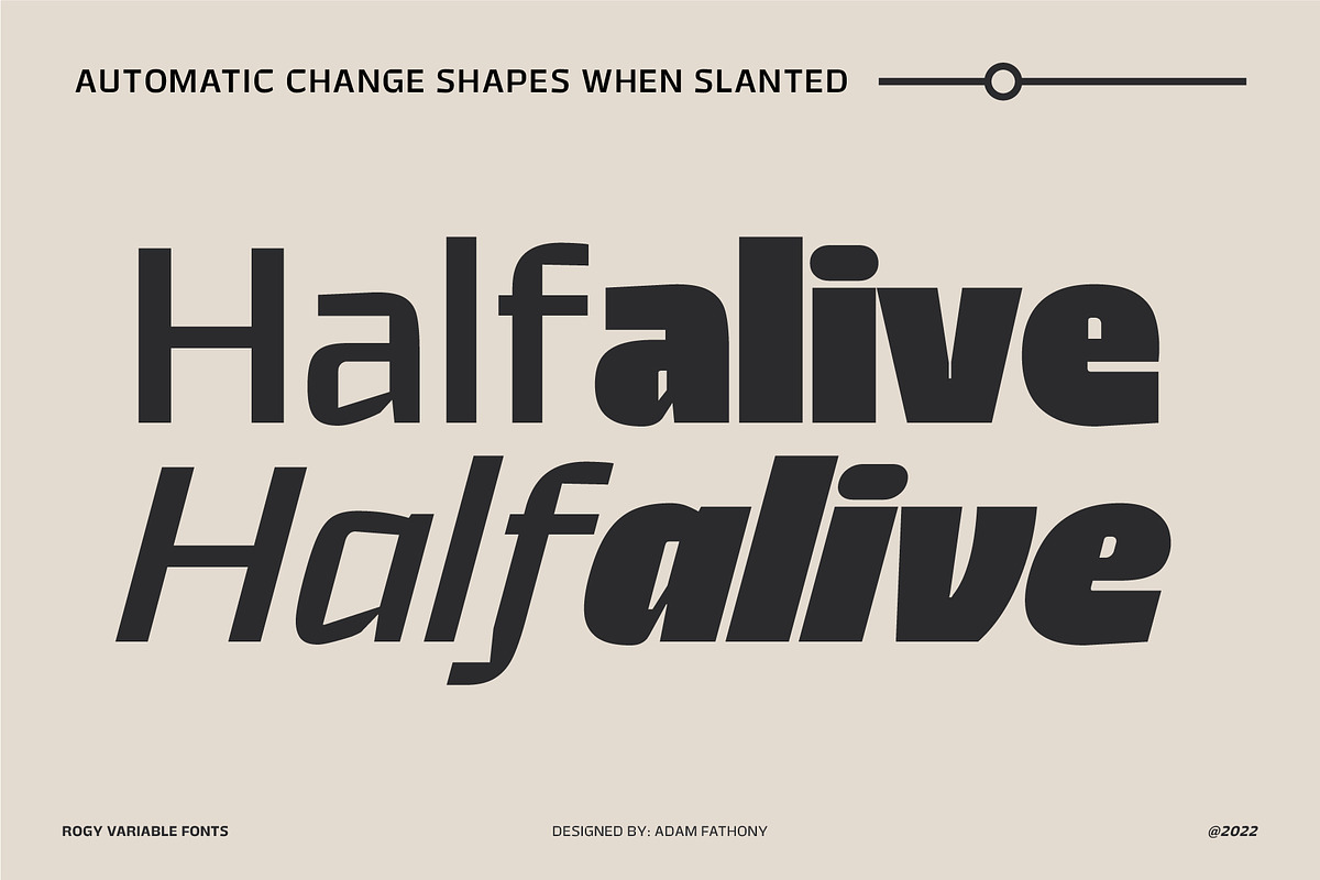 Rogy Variable Fonts, a Font by Adam Fathony (Photo 3 of 17)