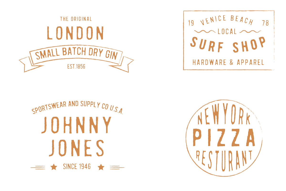 The vintage logo & font super bundle, a Branding & Logo Template by Tropical Type (Photo 7 of 16)