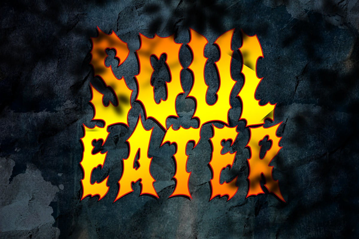 Oracle Domain Metal Horror Graffiti, a Blackletter Font by dansdesign (Photo 11 of 12)