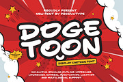 Doge Toon - Display Cartoon Font, a Handwritten Font by productype1 (Thumbnail 1 of 10)