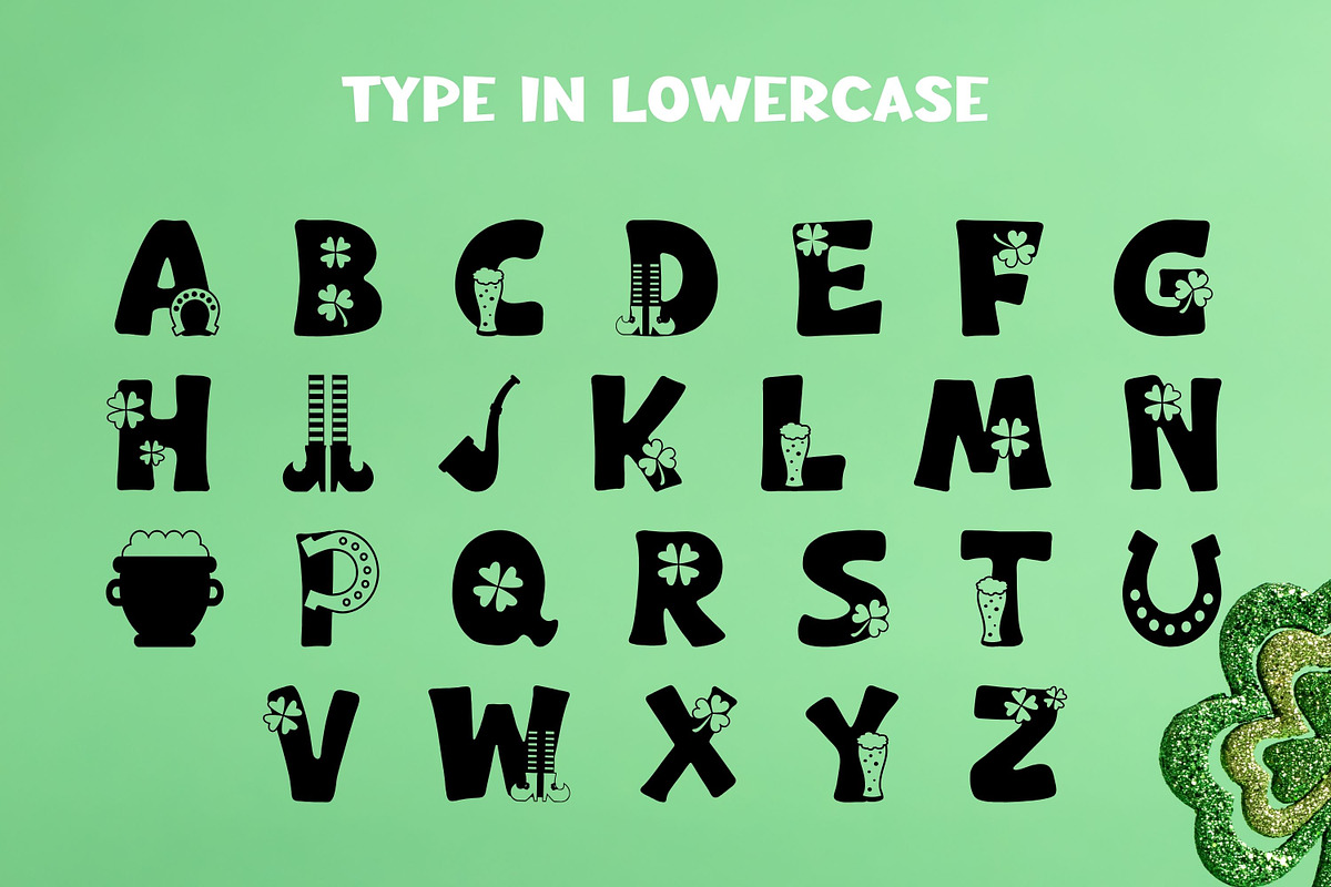 St. Patrick's Hat - Display Font, a Font by Adalin Shop (Photo 4 of 7)