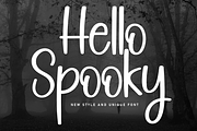 Hello Spooky | Script Font, a Script Font by Scratchones (Thumbnail 1 of 8)