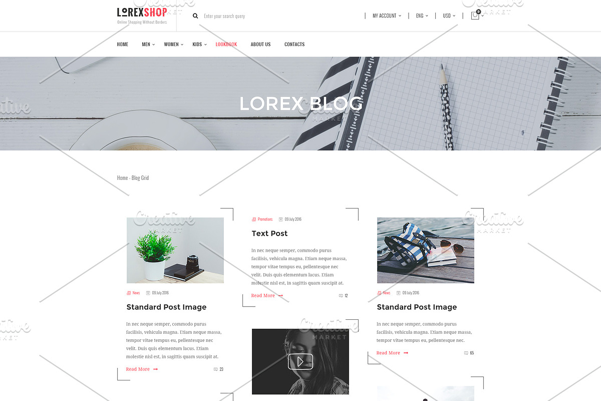 LOREX - E-commerce PSD Templates, a Websites & App Template by ArtStyles (Photo 18 of 26)
