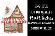 Christmas Store Sublimation Clipart, an Illustration by Designking (Thumbnail 4 of 5)
