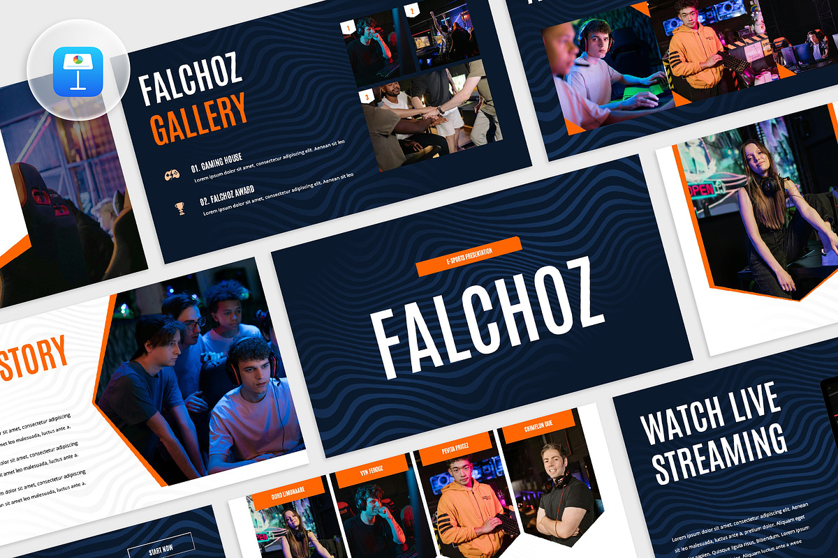 Falchoz - Esports Keynote, a Presentation Template by rgbryand (Photo 1 of 7)