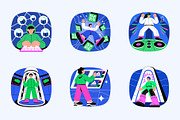 Metaverse Technology Illustration, a Technology Illustration by Creative Stall (Thumbnail 9 of 9)