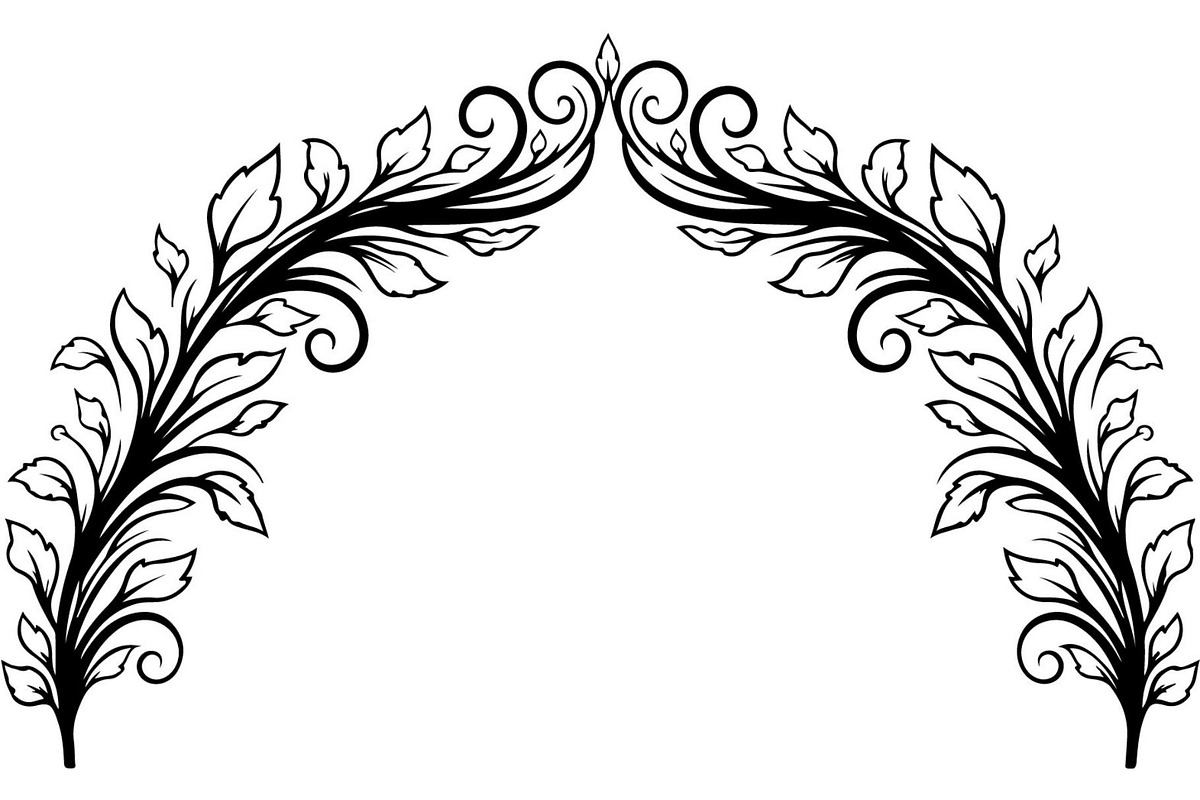 Decorative Arch Window Vector Pack, a Decorative Illustration by Designer_Momina (Photo 9 of 21)