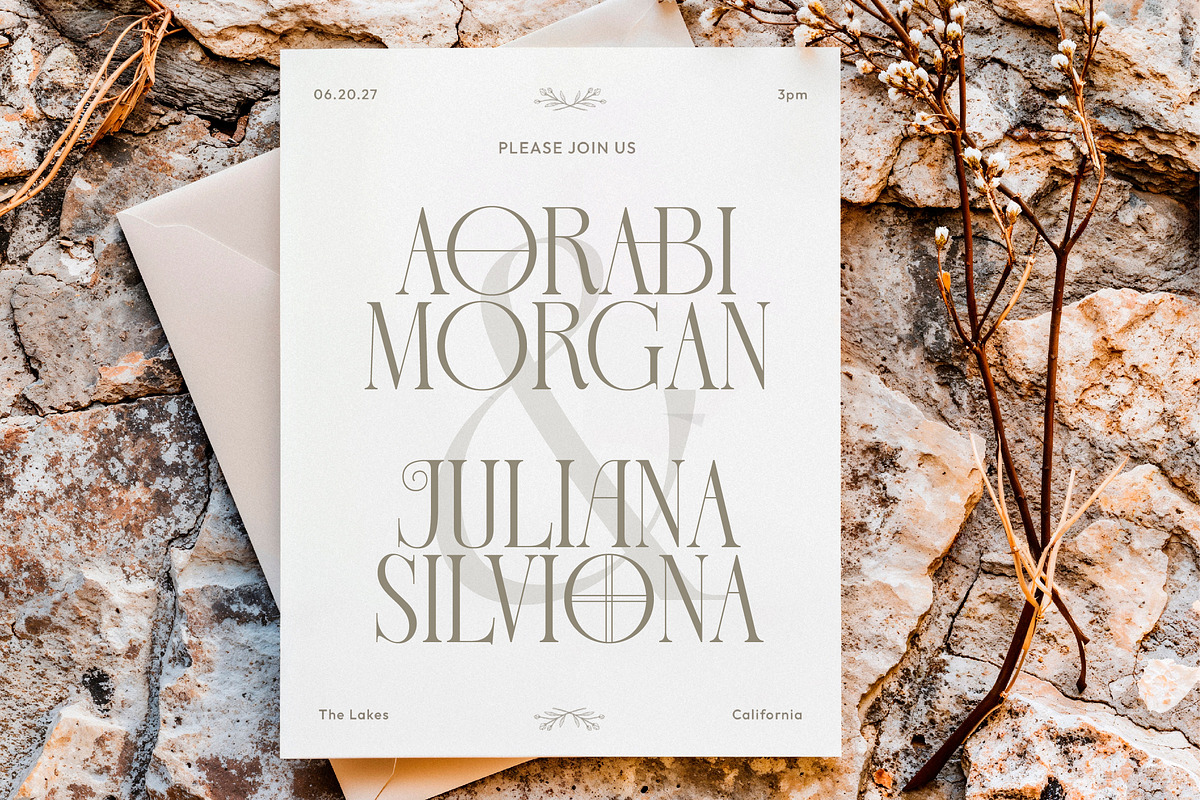 Exago Maona Vintage Serif Display, a Serif Font by timelesstype.co (Photo 15 of 20)