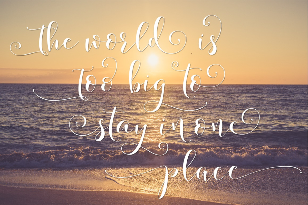 Storybook Calligraphy Script, a Script Font by Emily Spadoni (Photo 4 of 10)