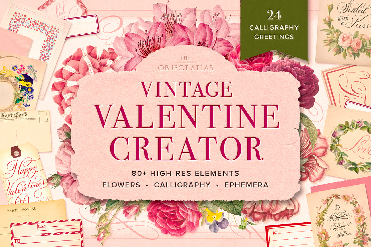 Vintage Valentine Creator, an Object Graphic by The Object Atlas (Photo 1 of 9)