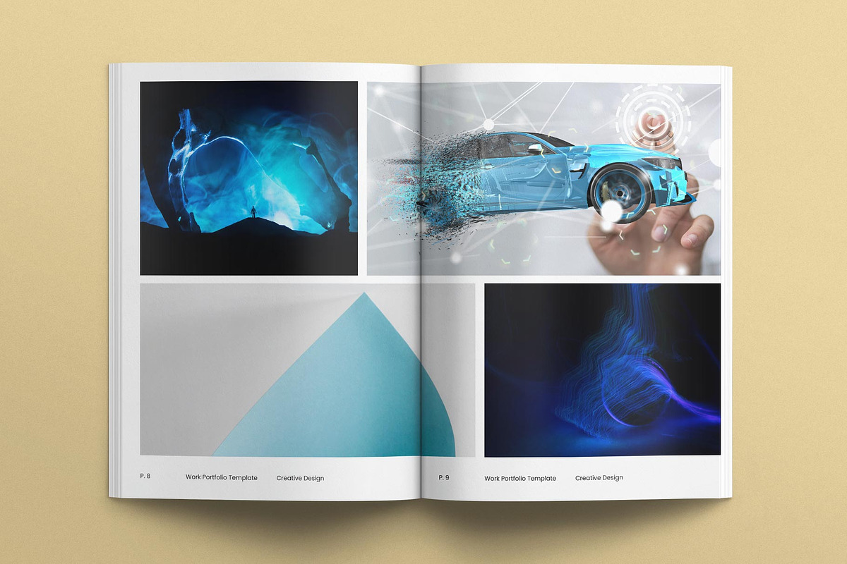 Work Portfolio Template, a Magazine Template by E-Type (Photo 4 of 8)
