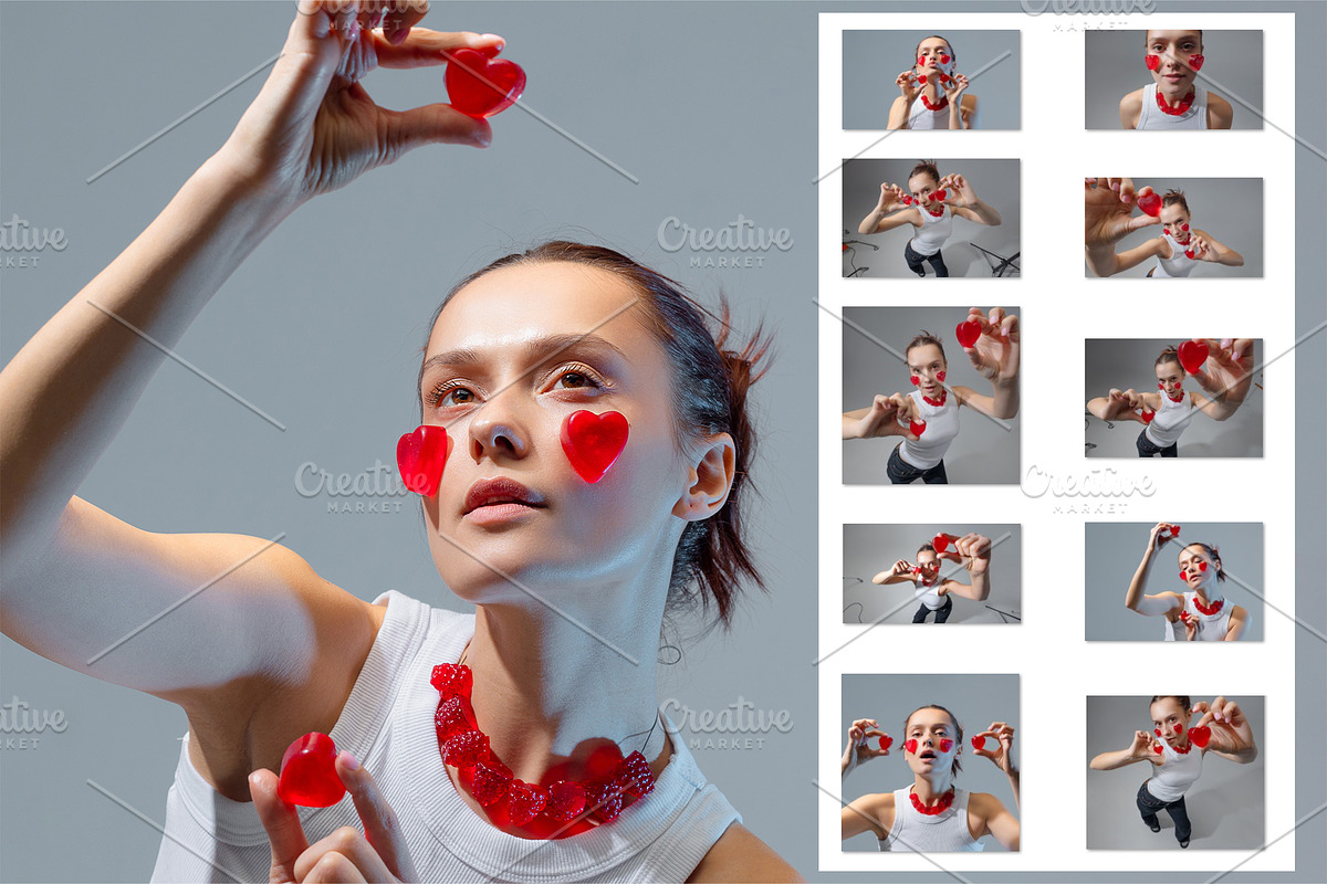 15 Whimsical Candy Blush Portraits, a Person Photo by Photos for every occasion (Photo 1 of 6)