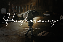 Hughorainy | Signature Font