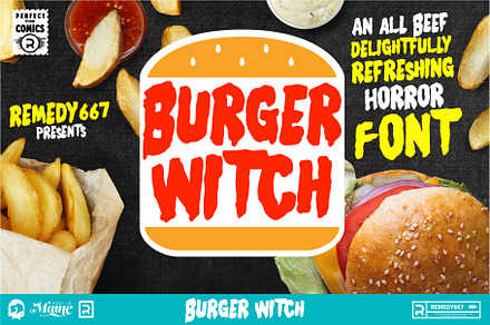 Burger Witch - Free Range Typeface, a Font by Remedy667