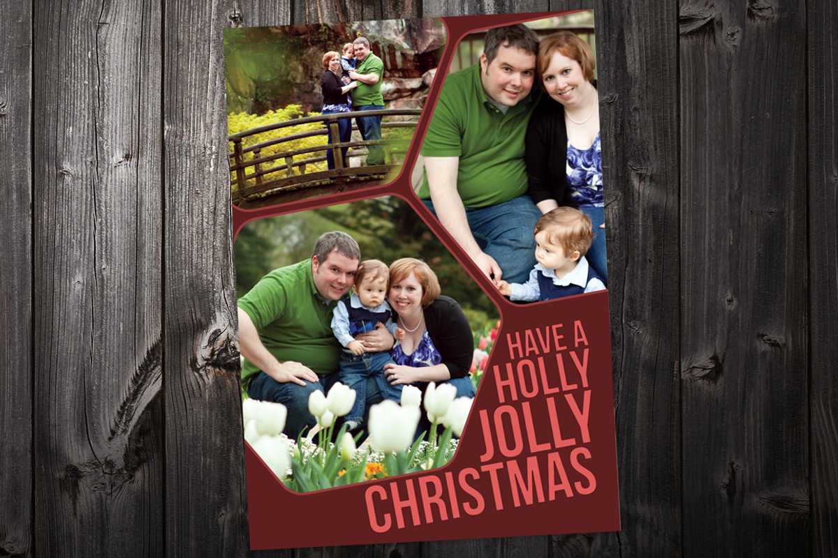 Hex: 5x7 Xmas Card Template, a Card Template by Saunter Studios (Photo 2 of 3)