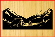 Mountain Landscape Silhouette Puzzle, a Seasonal Illustration by Designer_Momina (Thumbnail 6 of 10)