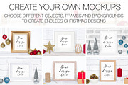 Christmas Frame Mockup Creator, a Product Mockup by Pixomize (Thumbnail 2 of 6)