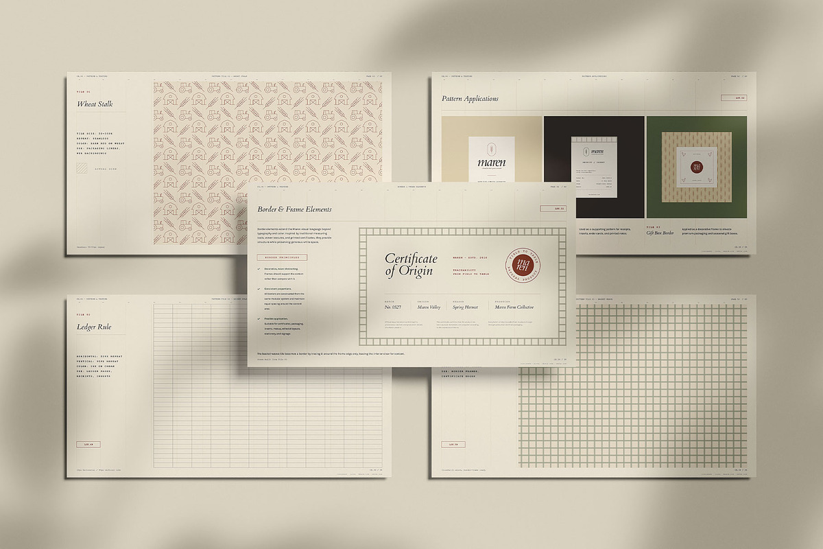 MAREN/ Brand Guidelines Template, a Presentation Template by Leleka.Store (Photo 20 of 23)
