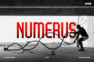 NUMERUS Display Typeface