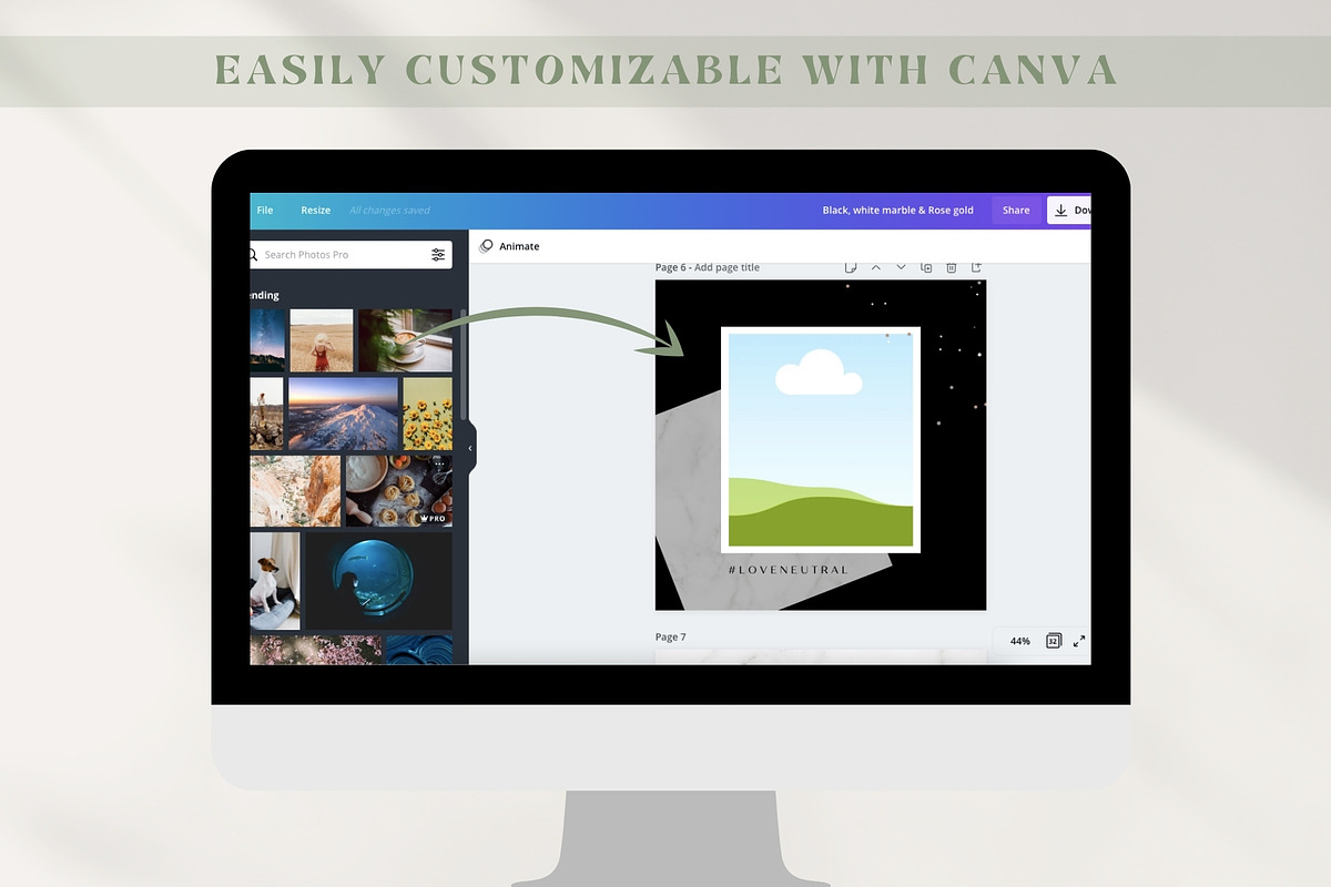 Green Social Media Templates Canva, a Social Media Template by Boltik Studio (Photo 6 of 10)