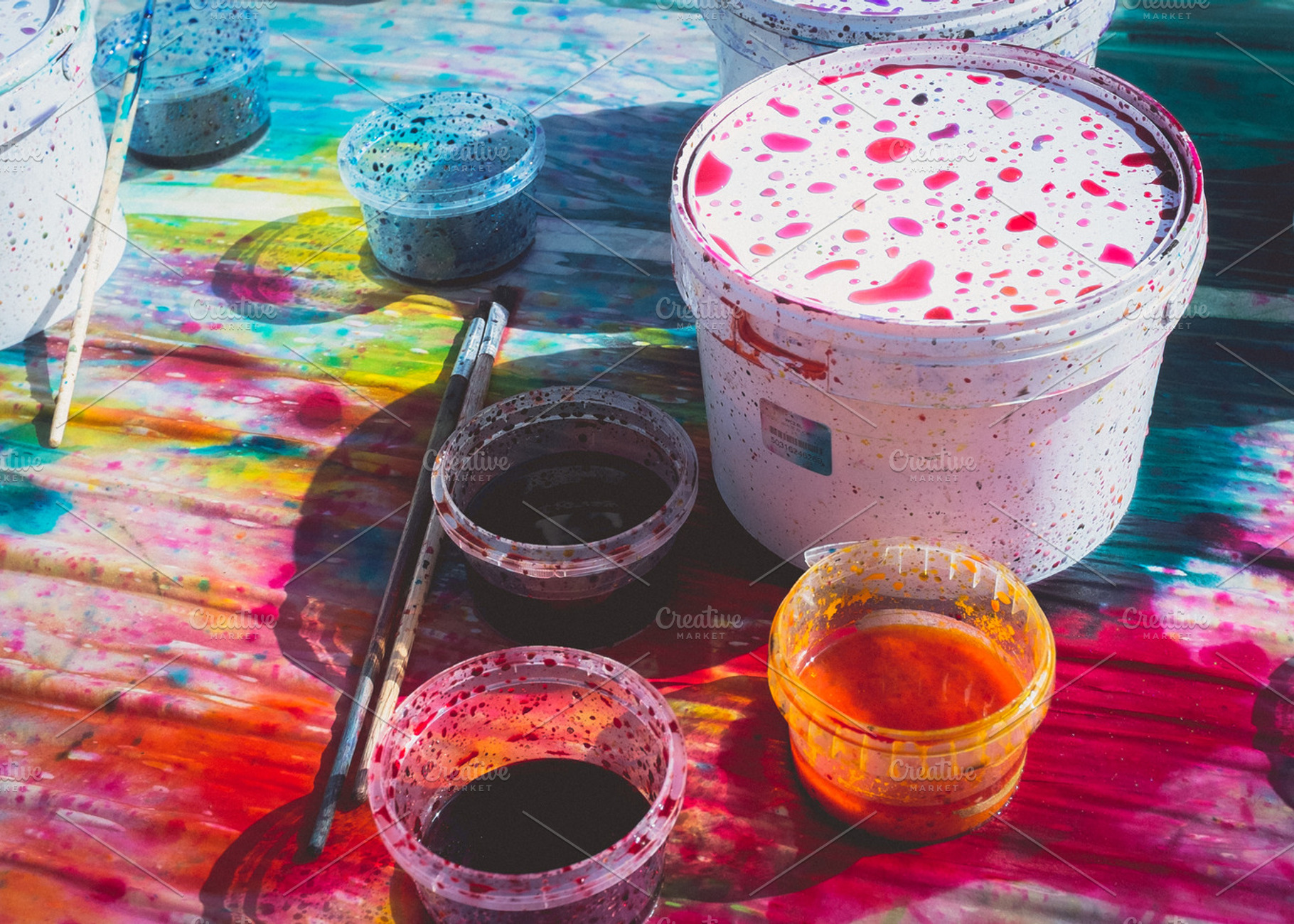 Rainbow paint