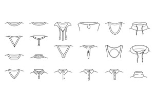 Shirt necklines. Pullover, t-shirt, a Graphic by Valerie Bodnar