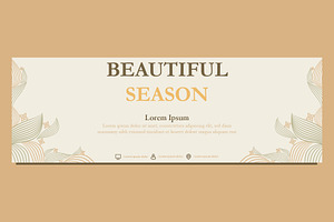 Abstract Floral Banner Template, a Marketing Template by sekitarief