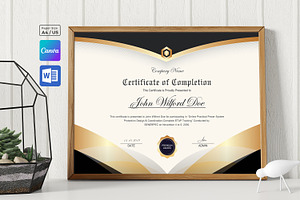 Certificate Canva & Word