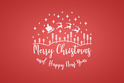 Merry Christmas cards set, a Decorative Illustration by IvanFet (Thumbnail 5 of 14)